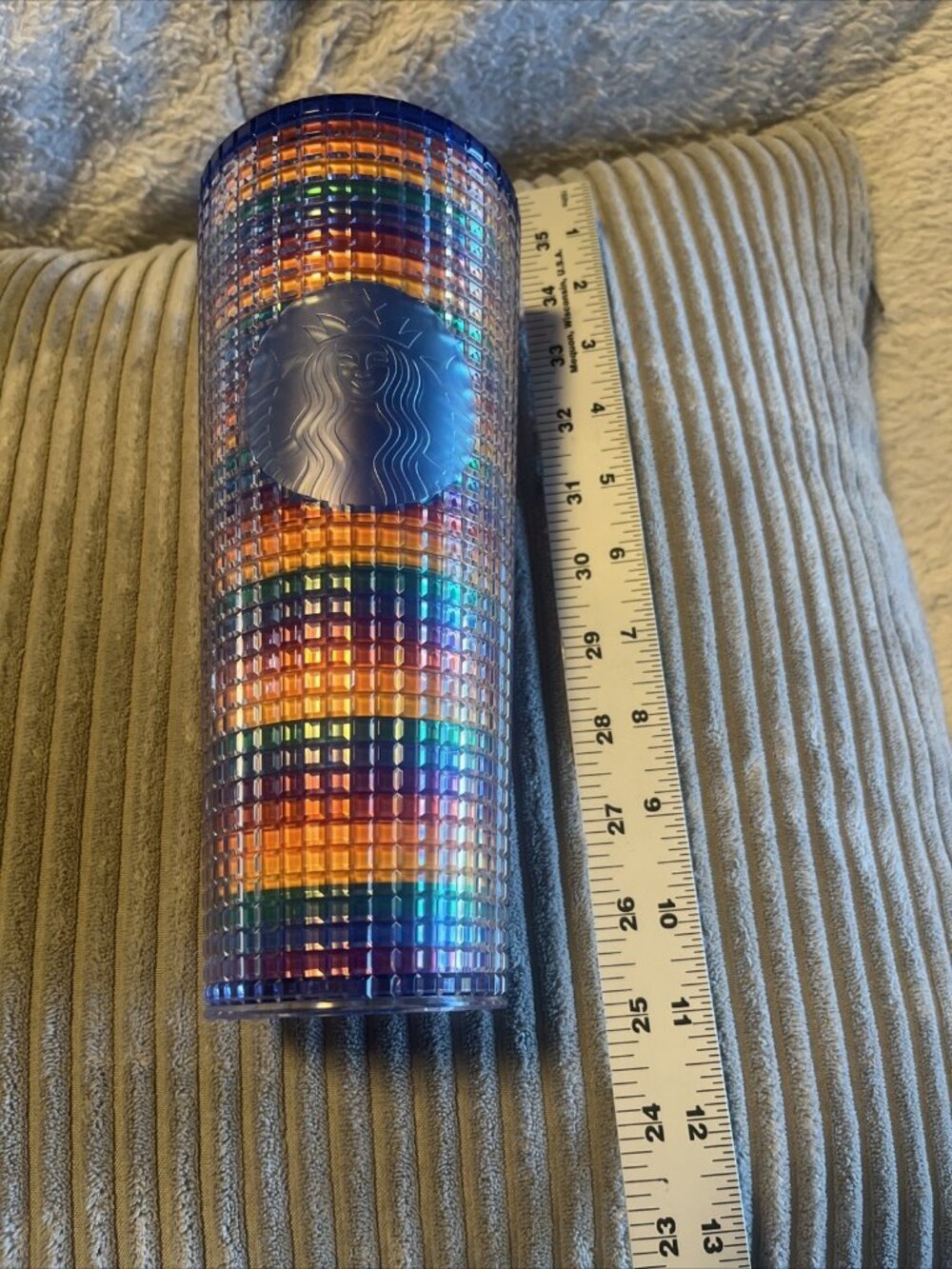 2024 Walt Disney World Starbucks Mickey Mouse Pride Rainbow Tumbler New - Picture 6 of 6
